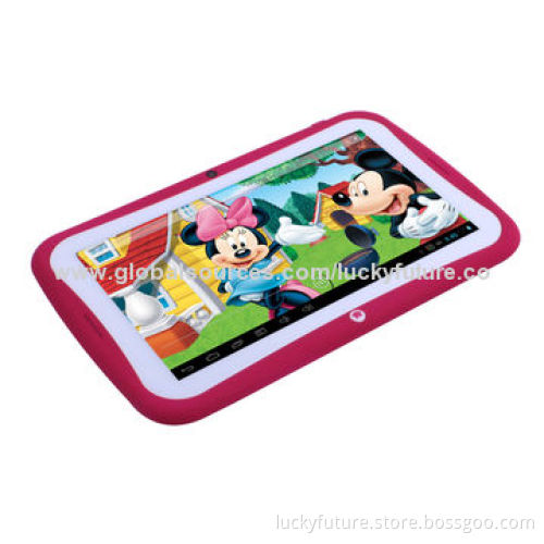 7" RK3026 Android 4.2 Dual Core Children's Tablet PC with 1024*600px IPS, 512MB/8GB, Wi-Fi, 3,000mAh